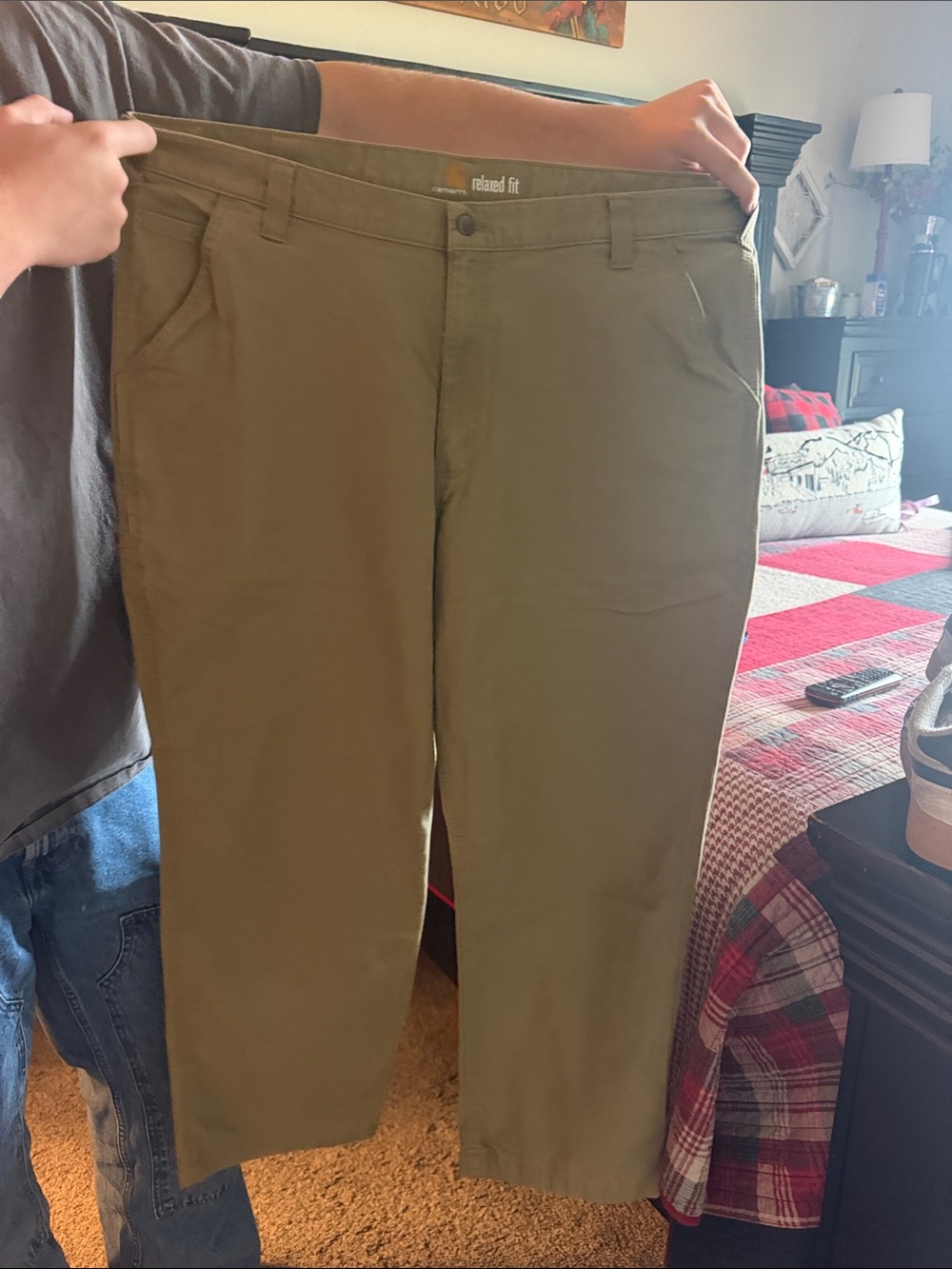 Carhartt Relaxed Fit Khaki Chinos